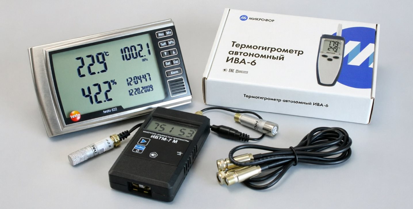 Средства измерений условий окружающей среды - под контролем!